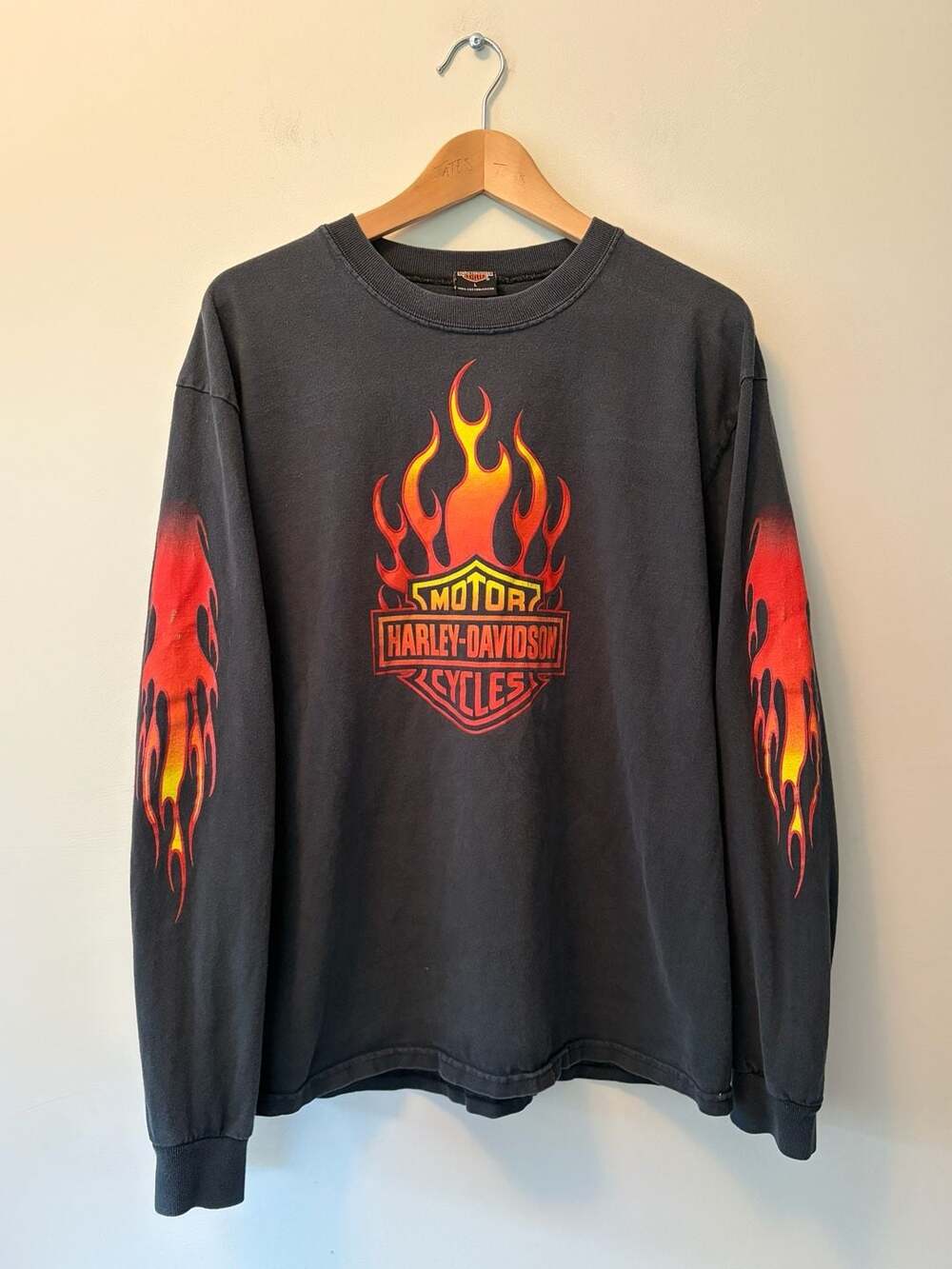 Vintage Harley-Davidson Flame Long Sleeve Shirt